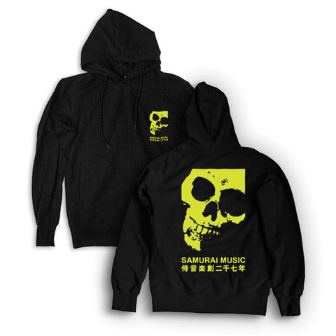 Samurai Music - Double Skull Hoodie [Lemon Skull]